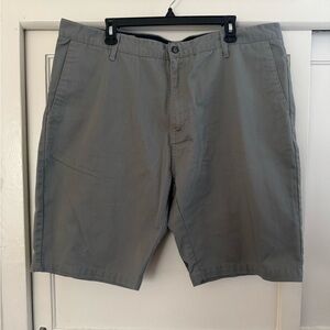 Volcom Men's Charcoal Flat Front Shorts